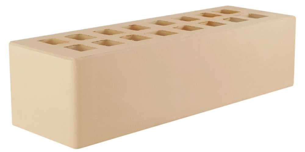 Кирпич слоновая кость жкз половинка 0.5 nf 250х65х65